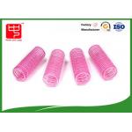 Diameter 22mm lovely pink  Hair Rollers  with plastic core for sale