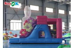China Unicorn Themed Inflatable Trampoline For Kids Birthday Party Games supplier
