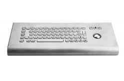 China IP65 vandal proof metal wall-mounted kiosk keyboard with optical trackball supplier