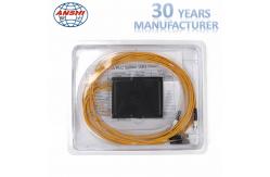 China Planar Lightwave Circuit 1650nm Fiber Optic Splitter 1x4 supplier
