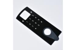 China Custom Smart Lock Acrylic Display Cover Glass With Silk Screen Printing supplier