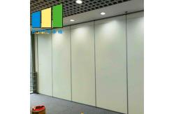 China Melamine Foldable Soundproof Sliding Movable Partition Wall Under A Suspended Ceiling supplier