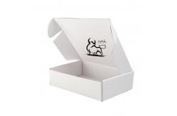 China Custom Logo Matt Lamination White Craft Paper Folding Packaging Box supplier