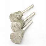 25mm Inverted Cone Diamond Burr Bits Masonry Carving Tools For Gem Stone for sale