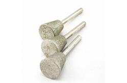 China 25mm Inverted Cone Diamond Burr Bits Masonry Carving Tools For Gem Stone supplier
