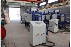 China 5 Heads Resaws Multiple Head Wood Band Saw Machine with adjustable conveyor supplier