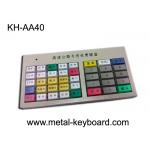 IP65 Waterproof Stainless Steel Keyboard with 40 keys for Highway toll Kiosk Machine for sale