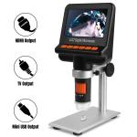 50x~1200x High Resolution Digital Microscope Lcd Display Polarization Filter for sale