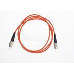 Multimode FC To FC Simplex OM3Fiber Optic Patch Cord Insertion Saving Loss for sale