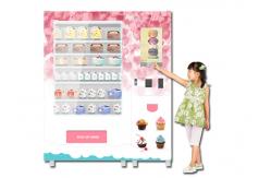 China Refrigerated Cooling Food Vending Machine , Healthy Meal Vending Machine With Microwave supplier