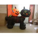 Inflatable christmas / halloween / inflatable festival cartoon / inflatable cat & pumpkin for sale