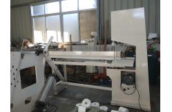 China Toilet Tissue Paper Kitchen Towel Paper Roll Cutting Machine For Small Business supplier