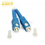 Fiber Optic Patch Cord Simplex SC to SC 9 / 125 μm Singlemode Fiber Jumper for sale