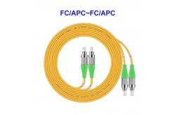 China 3m Yellow Duplex Single Mode Fiber Optic Cable FC APC To FC APC supplier