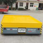 Heavy Duty 15 Tons Press Fit On Tire Electric Transfer Carts Remote Control