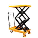 Transport 1.5m Scissor Lift Table Cart 350kgs Double Scissor Lift Table for sale