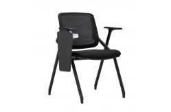China Office Furniture Manufacturers Stackable Training Room Chairs With Writing Tablet supplier
