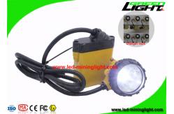China Hard Hat Rechargeable Mining Headlamp 3 Watt With 4 Level Lighting Mode supplier