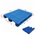 Euro Stackable Recycled Plastic Pallets 1000*1200mm Flat Top Plastic Pallets