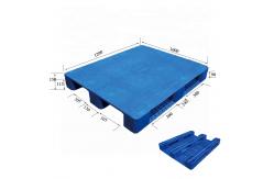 China Euro Stackable Recycled Plastic Pallets 1000*1200mm Flat Top Plastic Pallets supplier