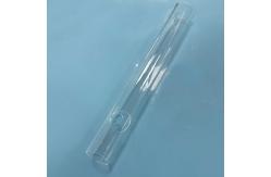 China High Purity Perforated SiO2 Quartz Glass Tube Customized supplier