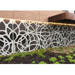 Customized SGCC Laser Cut Decorative Metal Panels Outdoor 10mm for sale