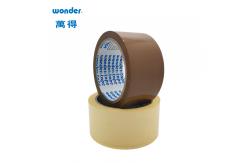 China Brown BOPP Packaging Tape 100M Length Sustainable Transparent For Wrapping supplier