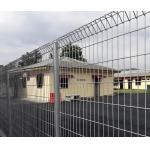 8ft Powder Coated Galvanized Iron Welded Wire Mesh Roll Top BRC Fence Panel for sale