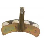 Four Wheels Quadrant Block Combined Type Quadrant Pulley For OPGW ,10KN Rated Load for sale