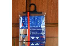 China Garment  Laminated Zip Plastic Poly Bag with Hanger Custom Printed supplier