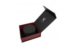 China Custom Logo Luxury Black Gift Box with Magnetic Closure Made from Recycled Materials supplier