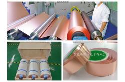 China Thin Copper Foil Excellent Uniformity / Infiltration 500 - 5000m Length supplier