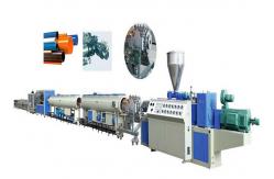China Multi Section Vacuum System Twin Screw Extruder Pipe Extrusion Machine CE & ISO9001 supplier