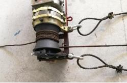 China Shafted Driven Small Wire Puller Winch 3 Tons With Diesel Engine 5HP supplier