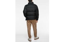 China Custom Mens Black Polyester Outdoor Puffer Jacket for Winter supplier