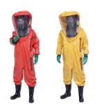 Fully Enclosed Ppe Hazmat Suit Class 3 Heavy Chemical Protection
