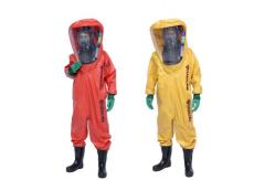 China Fully Enclosed Ppe Hazmat Suit Class 3 Heavy Chemical Protection supplier