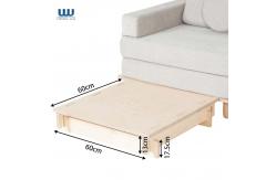 China Multibox Modular Play Sofa Durable With Environment Friendly Wooden Frame supplier