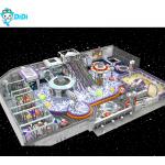 CAD Drawing Space Themed Kids Soft Play Indoor Playground With Slides Equipment for sale