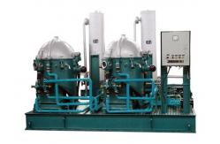 China Self Discharge Fuel Oil Separator Centrifuge Machine Automatic Control Belt Drive supplier