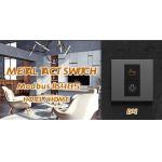 Stainless Steel Surface Wall Light Switch 12V DC 2 / 3 / 4 Gang Button Anti Glare for sale