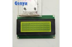 China STN Yellow Green Monochrome LCD Display Module Screen 20x4 Character LCM 16pin supplier