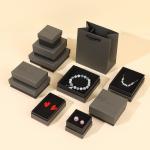 Customized Logo Jewelry Paper Box With Top And Bottom Cover Design Jewelry Packaging Box for sale