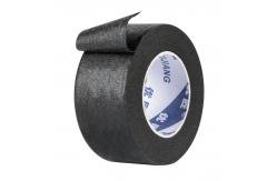 China Rubber Black Crepe Paper Adhesive Colorful Masking Tape supplier