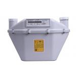 Steel Case Prepaid Diaphragm Gas Meter , G6 - G100 Industrial Gas Meter for sale