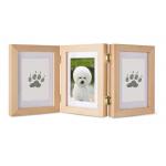 Solid Wood Pet Photo Collage Frame Ink Pad For Pet Paw Print for sale