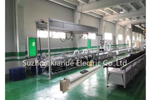 PLC Control Busbar Cabinet Production Line Semi Reversal