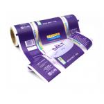 Custom Printing Packaging Plastic Roll Bopp/Pet/Ldpe Film With Window Food Packaging for sale