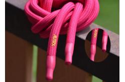 China Custom Logo Printed Polyester Hoodie Drawstring Cord Silicone Tips supplier