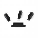 Made In China High Quality  Anodized Small Size 6063-T5 Aluminum Heatsink for sale